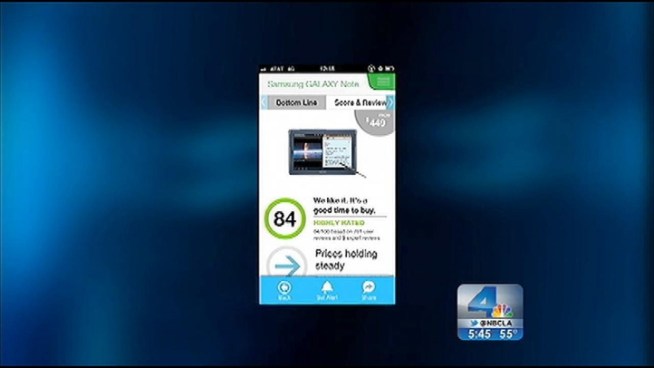 New website Decide.com is letting shoppers take control this holiday season. Using sophisticated technology, the app can scan barcodes at retailers and tell where and when to get the cheapest price. Ana Garcia reports for the NBC4 News at 5 p.m. on December 21, 2012.