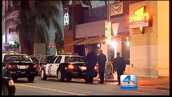 Andre Lowe’s family hasn’t been able to hold a funeral because the coroner has yet to release his body, but Friday night, they came together for a candlelight vigil near the nightclub where he was gunned down last weekend. Kim Baldonado reports from Hollywood for the NBC4 News at 11 p.m. on Jan. 18, 2013.