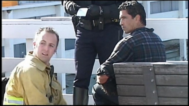 A 16-year-old boy confused the brake with the gas pedal and went off a wharf in Santa Cruz on Monday, Jan. 28, 2013.