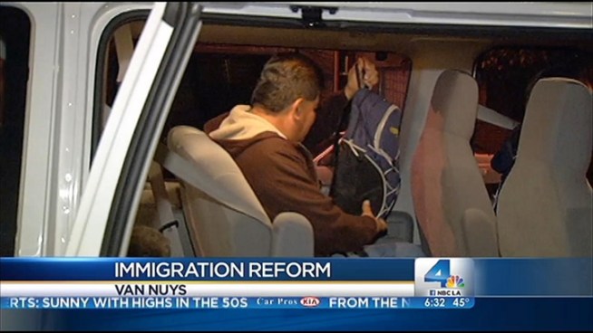 Students and community leaders are expected to gather in Downtown LA, while others travel to Las Vegas in anticipation of hearing the President's immigration speech. NBC4's Annette Arreola reports on 