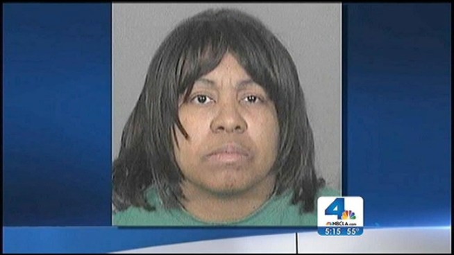 The father of one of two children allegedly abused and tortured by their adoptive mother broke down in tears when he heard testimony from investigators Tuesday. 