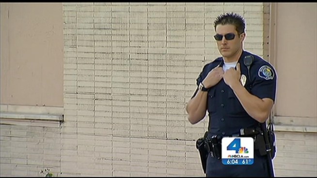 Police were searching for two men in connection with a fight that escalated into a stabbing that left a 26-year-old man dead. Jane Yamamoto reports from Santa Ana for the NBC4 News at 6 p.m. on Saturday, March 9, 2013.