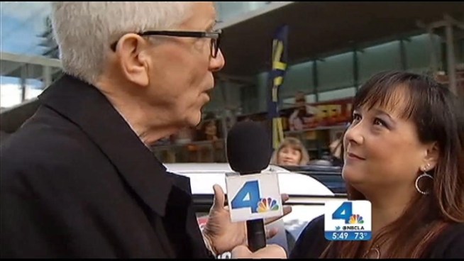 Misty Noble is a stay-at-home mom with three children. Her husband drives from South Bay to Bakersfield every day for work, and the couple only had one car before Misty won a free, all-electric Nissan Leaf. Fritz Coleman reports for the NBC4 News at 5 p.m. on March 11, 2013.