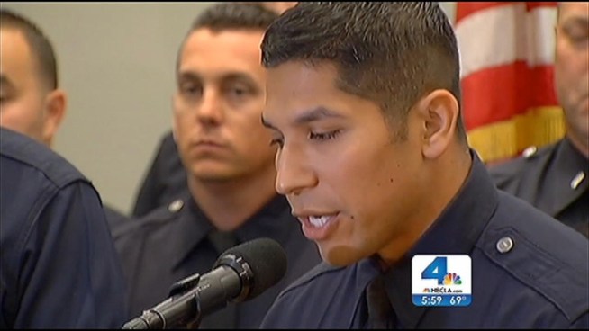 Food truck operators were ordered to pay $30 to $100 per week and provide gang members with food, according to a newly unsealed grand jury indictment. An LAPD operation cracking down on the MS-13 gang led to 20 arrests last week. Lolita Lopez reports from Hollywood for the NBC4 News at 6 p.m. on March 19, 2013.