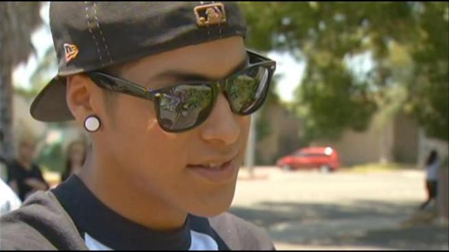 An Anaheim junior high student who was stabbed to death Monday on his way home from school, was involved in a dispute over tagging, according to police and family members. NBCLA?s Vikki Vargas looks at the life of Juan Martinez as he was remembered Tuesday by family and friends.