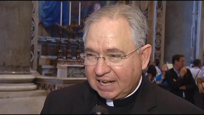 LA faithful travel to the Vatican to celebrate their new Archbishop, Jose Gomez, and talk part in his pallium ceremony.