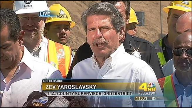 City officials proudly announce the end of Carmageddon.