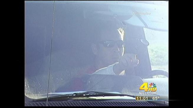 Fontana Police arrested two teenagers Saturday accused of shooting a BB gun at an ABC7 news crew.