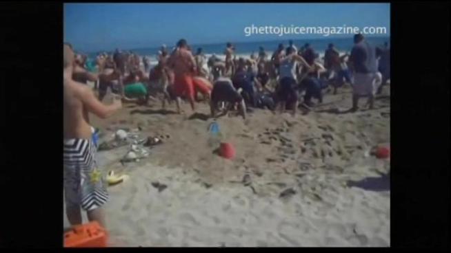 A teenager survived being buried alive at Newport Beach.