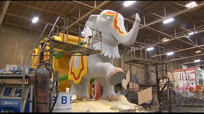 The animal rights group PETA is protesting the Glendale rose parade float. The float features an elephant pulling a calliope, and PETA says it promotes circus cruelty to elephants.