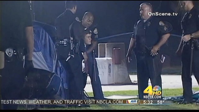 Some Occupy Long Beach protesters refused to heed police warnings about camping in Lincoln Park.