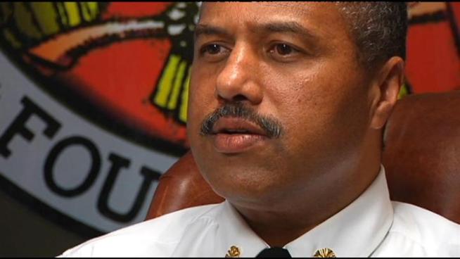 One of the LA's most powerful officials, Fire Chief Brian Cummings, has been chopping vegetables and cooking for the homeless to fulfill 120 hours of self-imposed community service.