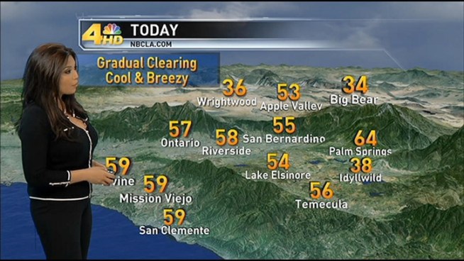 Here's a look at today's weather forecast.