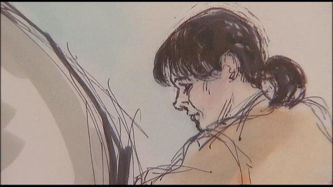 The husband of the murder victim admits to a sexual relationship with the defendant, but says they were just friends.