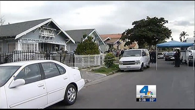 A mother of two girls was questioned by police Wednesday morning after the death of her 1 year old, who apparently drowned at the family's South Los Angeles residence, according to police.