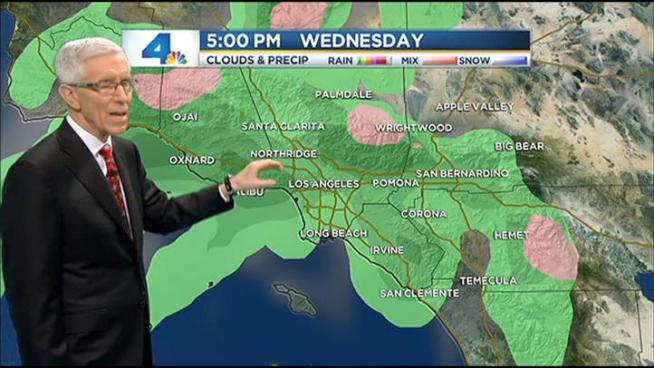 A chilly winter storm is gone, but there's some moisture in the forecast. Fritz Coleman has the details.
