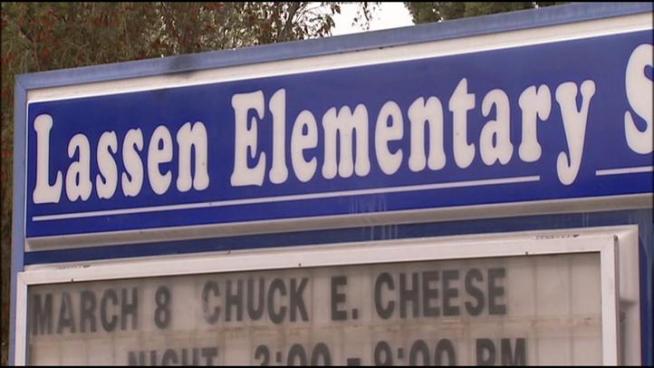A male kindergarden teacher was removed from Lassen Elementary School in North Hills following allegations of inappropriate contact. Lolita Lopez spoke with parents, who seemed to be relieved that the school responded so quickly.