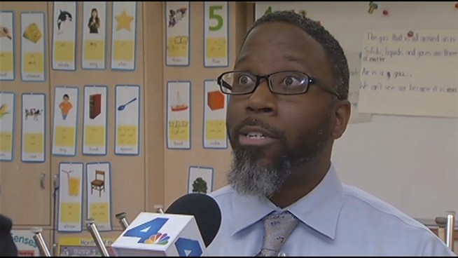 Del Olmo principal Eugene Hernandez said LAUSD's after-school music program is daycare for working parents, and a safe haven for students prone to gang recruitment. But the district has put the program on the chopping block thanks to budget cuts. Ted Chen reports.