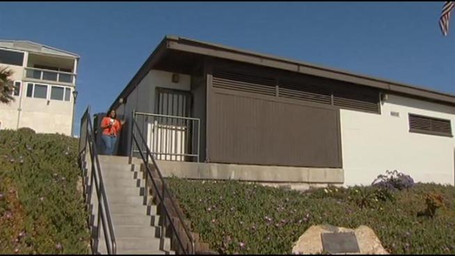 Stephanie Martin with Manhattan Beach police says the doors in the beach's men's room have been removed after 18 men were arrested on suspicion of using the restroom for illegal sexual activities. NBC4's Stephanie Elam reports.