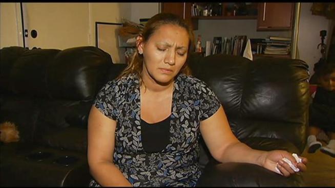 A mother mourns the loss of her 9-year-old daughter who was killed allegedly by her step-father, who also apparently tried to kill himself on Saturday, April 28, 2012 in Long Beach. Angie Crouch reports from Long Beach for NBC News at 11 p.m. on Sunday, April 29, 2012.