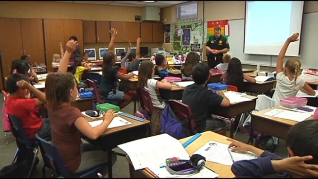 School and sheriff's officials in San Bernardino County say they were inspired to focus their anti-gang efforts on third grade students after noticing a trend of young kids joining gangs. Jacob Rascon reports for the NBC4 News at 5 p.m. on May 21, 2012.