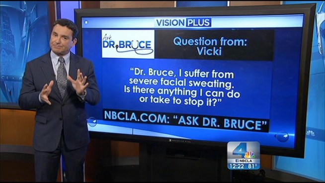 In today's Ask Dr. Bruce segment, Dr. Bruce Hensel answers your questions regarding mad cow, excessive sweating and warts.
