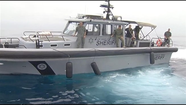 Three days of training drills off the SoCal coast aim to prepare law enforcement for possible chemical or biological terror attacks from the sea. Deputies with assault rifles and hazmat suits drew up to a suspected boat, where people role-playing as terrorists were on board with hypothetical mustard gas. Patrick Healy reports from Malibu for the NBC4 News at 6 p.m. on June 13, 2012.