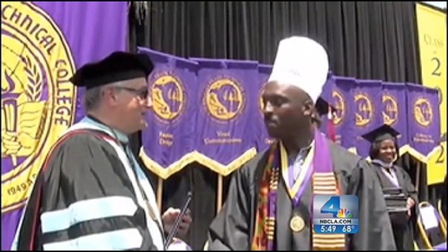 Roosevelt Johnson gave up his dreams of making it in comedy to care of his four sons after their mother was about to lose custody. Johnson returned to school and graduated with a 3.5, working odd jobs to make ends meet. 