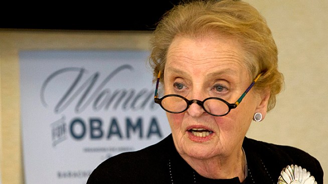 Former Secretary of State Madeleine Albright brought her unique take on jewelry and diplomacy to Santa Ana. A new exhibit at the Bowers Museum displays her wide array of pins that she wore when she met with world leaders. Lucy Noland reports from Santa Ana for the NBC4 News at 6 p.m. on Oct. 18, 2012.