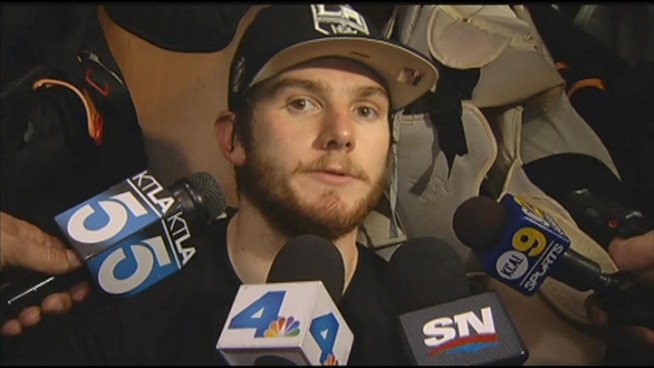 After being denied the Stanley Cup on home ice Wednesday, June 6, Kings players talk about regrouping for Game 5 in New Jersey on Saturday, June 9.