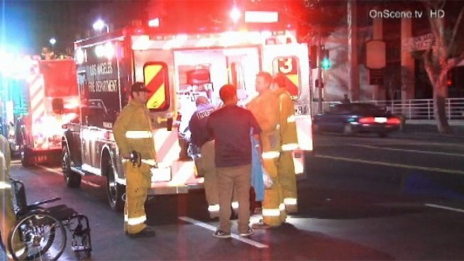 A man waiting in line to buy the new edition of Call of Duty was shot in the abdomen and police believe the shooting appears to be gang related. NBC4's Antonio Castelan reports for Today in LA on Nov. 13, 2012.