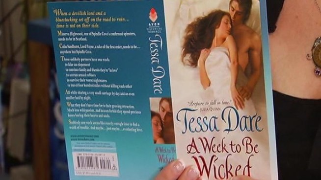 Saucy romance novels, already widely read, are becoming even more popular thanks to the privacy that accompanies e-readers, which don't have the same racy covers of their paperback brethren. Janet Kwak reports.