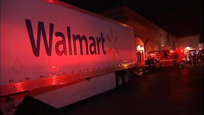 Police have released a description of the woman suspected of spraying other shoppers at the Walmart in Porter Ranch.