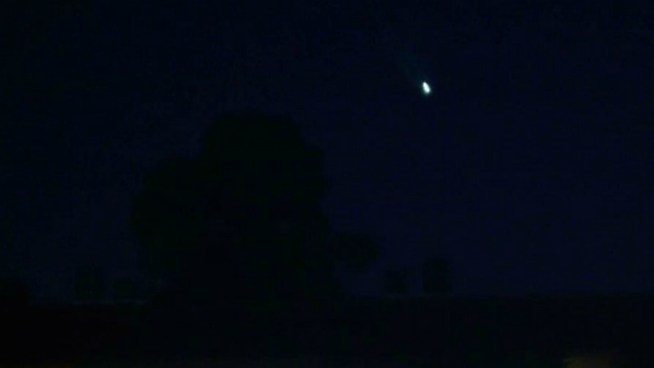 South Floridians who happened to be looking in the right place at the right time Sunday night saw one spectacular light show, likely a sporadic meteor. NBC 6 reporter Gilma Avalos has the story.