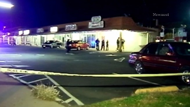 The body of a man who had been shot in the neck was found early Tuesday outside the College Inn, about one mile south of the Northridge campus. Antonio Castelan reports for Today in LA on Tuesday Jan. 8, 2013.