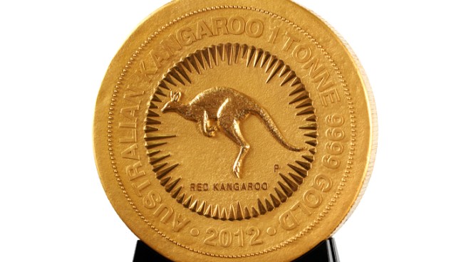 Australian Mint Turns Out 1-Ton Gold Coin