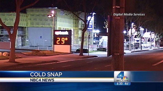 A big chill prompted people across Southern California to put on extra layers, even at the beach, on Saturday. 