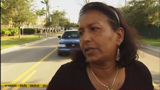 The wife of a man missing for days after a parking garage collapsed at Miami-Dade College s west campus said she was frustrated and wanted an  around-the-clock  search for her husband. Laurel Budhoo was outside of the construction site Saturday with family and supporters. She told NBC 6 South Florida she wanted to see results.
