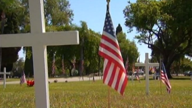 Hundreds prepare a cemetery in Fullerton for an annual Memorial Day ceremony that both volunteers and veterans find meaningful. Vikki Vargas reports from Fullerton for the NBC4 News at 6 p.m. on May 25, 2012.