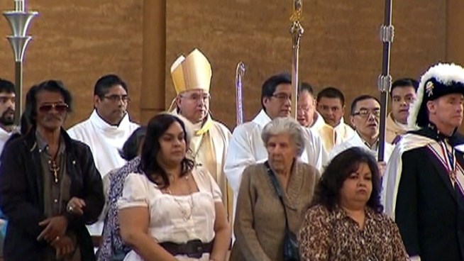 The announcement of Pope Francis was met with hope Wednesday at  the Cathedral of Our Lady of Angels in Downtown Los Angeles. Parishioners said that they had become disillusioned, and hope that the new pope can restore their faith in the Catholic Church. Lolita Lopez reports from Downtown LA for the NBC4 News at 5 p.m. on March 13, 2013.