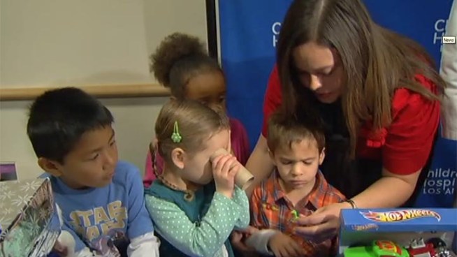 One of the biggest hazards to small children is choking from small toy parts. But which toys to avoid? And how can one tell if a part is too small? CalPIRG demonstrates what to look for.