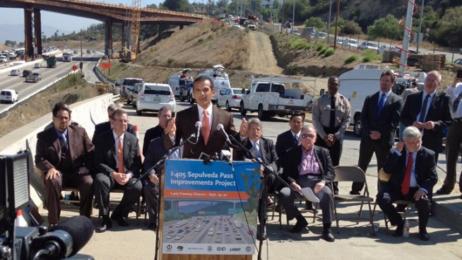 The second phase of the Sepulveda Pass Improvement Project is not set to begin until late September, but officials are worried drivers will not heed warnings to stay away from the 405 Freeway because Carmageddon 1 went off without a hitch. The upcoming phase will close the 405 Freeway in both directions from the 101 Freeway to the 10 Freeway for 53 hours to allow for the completion of the Mulholland Bridge. Angie Crouch reports from the Sepulveda Pass for the NBC4 News at 5 p.m. on August 2, 2012.