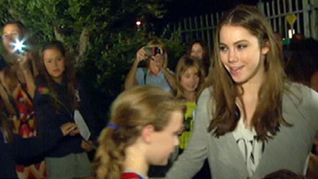 Gold-medal-winning gymnast McKayla Maroney flew into LAX on Wednesday and headed directly to her training gym, where she was welcomed by friends and fans with open arms.  Kim Baldonado reports for NBC4 News at 11 p.m. on Aug. 15, 2012.