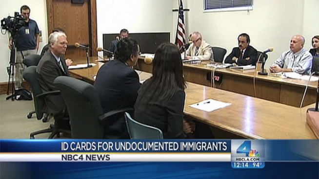 The city's committee on Arts, Parks, Health and Aging has approved a plan for city ID cards that would function as identification, a library card and a debit card. Annette Arreola reports for the NBC4 News at Noon on Oct. 16, 2012.