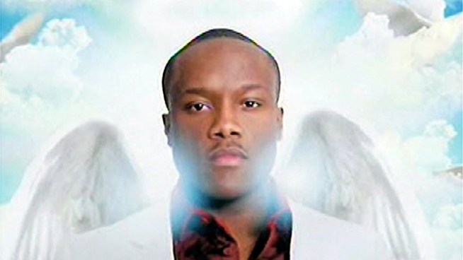 Oscar Duncan, 23, was shot dead outside a home in Venice Monday night. On Thursday, his family members joined city and police officials at a news conference offering a $50,000 reward for information leading to the arrest of his killers. Toni Guinyard reports from Del Rey for the NBC4 News at Noon on June 7, 2012.