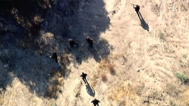 Watch portions of a high-speed pursuit that went from Sunland to Santa Clarita on the 210 and 5 freeways. The chase ended with the suspect crashing his car and then trying to escape on foot. NBC4's Alex Calder reports for a live cut-in on Aug. 31, 2012.