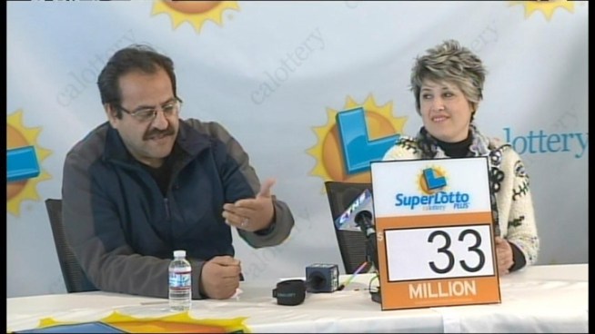 See how the love the state's newest lottery winner learned his fate.