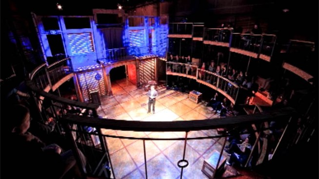 The university is getting ready for its first annual Shakespeare Festival, but before they start the show, they'll need to make a major change. They are in the process of moving a theatre -- made by students and university professionals -- one mile south to a park near the center of campus. Cary Berglund reports from Irvine for the NBC4 news at 5 p.m. on July 16, 2012.