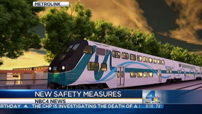 Metrolink unveils a new train designed to automatically stop or slow down before accidents occur. NBC4's Toni Guinyard reports for Today in LA on Monday, Sept. 10, 2012.