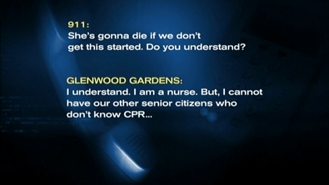 A San Marcos assisted living facility is taking fire for a company policy that requires nurses wait for emergency personnel.